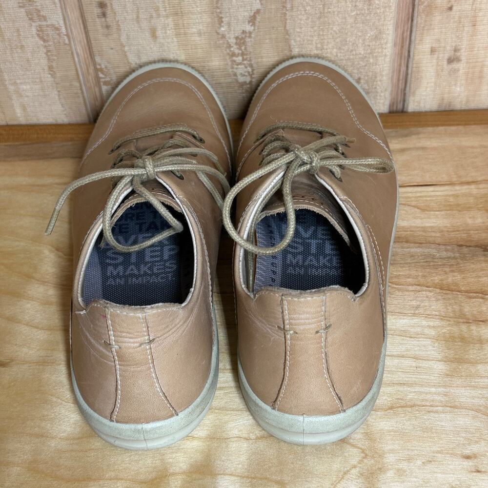 KEEN Womens Lorelai II Leather Lace Up Comfort Sneaker Shoes Size 7.5 Brick Dust - Picture 3 of 8